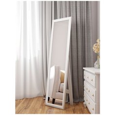 Зеркало "Белое" 450х1600 напольное Континент