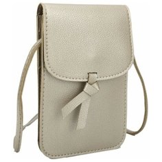 Сумка кросс-боди женская OrsOro, искусственная кожа, золотой