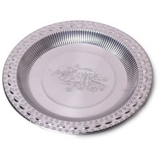 Поднос Kamille 35 см из нержавеющей стали КМ-4370 (Ø34,5х3 см)