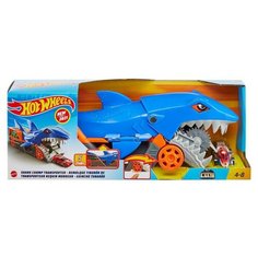 Игровой набор Mattel Hot Wheels Грузовик Голодная акула с хранилищем для машинок
