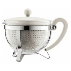 Bodum Заварочный чайник с фильтром, белый, 1 л, Chambord Bodum