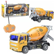 Бетономешалка р/у Oubaoloon "Спецтехника", 27 MHz, в коробке (QH44-1)