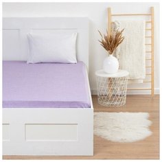 Простыня на резинке LoveLife "Ботаника" 140*200*25 см, 100% хлопок, поплин, 125 г/м²