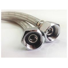 Гибкая подводка для воды Cotali усиленная, оплетка нержавеющая сталь, 1/2" г/г, L=0,2 м