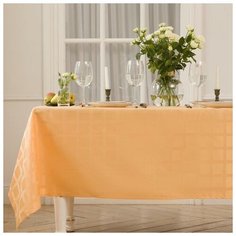 Скатерть "Этель" Geometry 150*180 +/-3см, цв.бежевый, пл. 192 г/м2, хл с вгмо