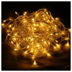 СуперСвет Светодиодная гирлянда Твинкл- лайт с динамикой, 10 м, теплый белый