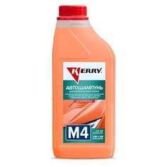 Автошампунь KERRY "M4", для бесконтактной мойки, концентрат 1:5-1:8 (1:50-1:100 для пеногенератора), 1000 мл