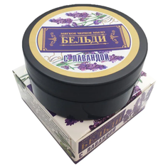 Черное мыло Бельди с лавандой натуральное, 150 г. Protecton Proff