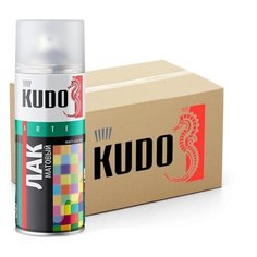 Лак KUDO универсальный матовый, прозрачный, 520 мл, 12 шт.
