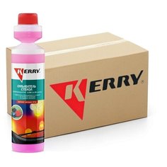 Жидкость в бачок омывателя KERRY, лесные ягоды, концентрат 1:100, добавка, 270 мл, упаковка 15 шт.