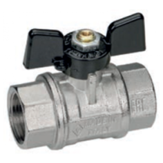 Кран шаровой Bugatti Nevada полнопроходной 1" ВР- ВР бабочка (4020104)