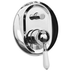 Встраиваемый смеситель для душа Magliezza Grosso Bianco 50147-cr