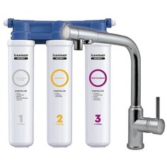 Смеситель для кухни под фильтр Kaiser 13044 (хром) + Барьер Эксперт Slim Классик