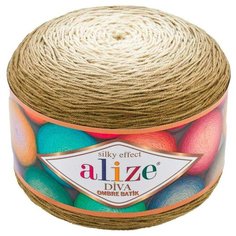 Пряжа Alize Diva Ombre Batik 250г 875м (100% микрофибра акрил) (7374 зеленый) 2 шт