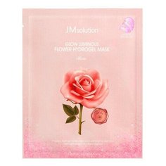 JMsolution Маска гидрогелевая с экстрактом дамасской розы - Glow luminous flower hydrogel mask, 30мл