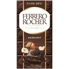 Шоколад Ferrero Rocher Haselnuss Zartbitter 55 %, 90 г