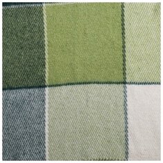 Плед Эльф 140х200 см, бел/сал/т. зел рап. микс, 70% новозеландская шерсть, 30% п/э Vladi