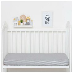 Простыня на резинке "LoveLife" Серые звездочки 60*120+20 см, 100 % хлопок, сатин