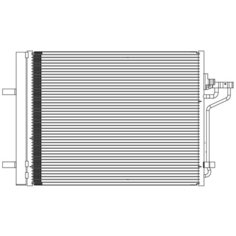 Радиатор кондиционера для автомобилей Kuga (12-) 1.6T/2.0TD LUZAR