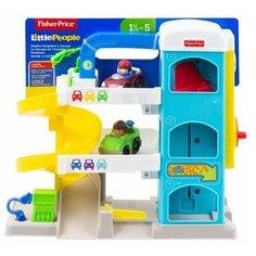 Игровой набор Гараж с 2 машинками в наборе Fisher-Price - Mattel [FHG50]