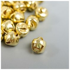 Арт Узор Набор декора для творчества металл "Золотые" d=0,6 см набор 30 шт