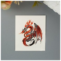 Toomix Татуировка на тело "Оранжевый дракон