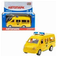Play Smart машинка инерционная микроавтобус, 14х5,5х6,5см