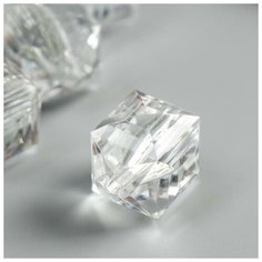 Арт Узор Набор бусин для творчества пластик "Кристалл прямоугольный" набор 5 шт 2,3х2х1,9 см