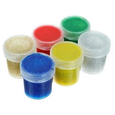 Calligrata Гель с блёстками в банке набор 6 цв по 20 мл Calligrata в карт. короб