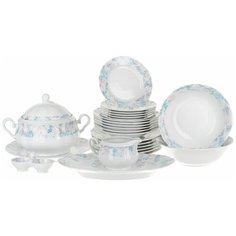 Столовый сервиз Голубая роза На 6 персон 25 предметов Thun1794