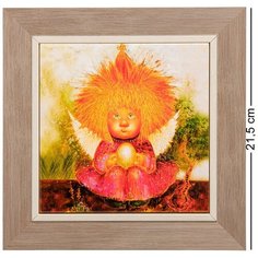 Панно керамическое Ангел заветного счастья Высота: 21,5 см Artangels