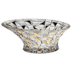 Ваза- салатник Patriot Gold Размер: 33 см Crystal Bohemia