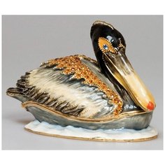 Шкатулка Серый пеликан Длина: 9 см Nobility