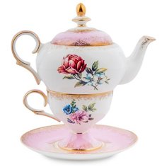 Чайный набор Цветок Неаполя Набор на 1 персону Pavone