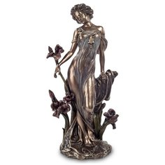 Статуэтка Дама. Цветы - Ирис (Альфонс Муха) Высота: 26 см Veronese