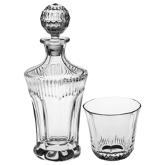 Набор для виски Old Fashion Штоф (850 мл) + 6 стаканов (300 мл) Crystal Bohemia