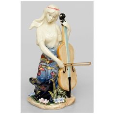 Статуэтка девушка Волшебная виолончель Размер: 12*10*19,5 см Pavone