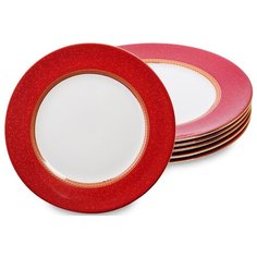 Набор из 6- ти тарелок Элегантность Размер: 21*2 см Pavone