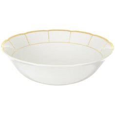 Салатник круглый Menuet (Отводка золото, золотые держатели) Размер: 24 см Thun1794