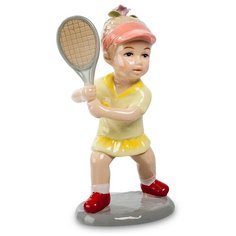 Статуэтка Девочка - Игра в теннис Высота: 12 см Pavone