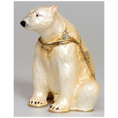 Шкатулка Белый Медведь Высота: 8 см Nobility