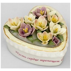 Шкатулка Весеннее сердце Размер: 10*10,5*6 см Pavone