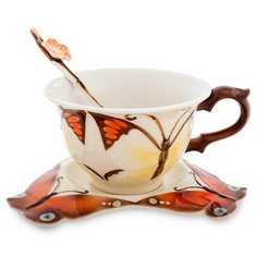 Чайная пара Бабочка Объем: 200 мл Pavone