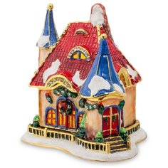 Шкатулка Рождественский домик Размер: 7,5*4,5*6,5 см Nobility