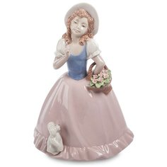 Фигурка Девочка с корзинкой Размер: 15*14*21 см Pavone