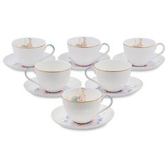 Чайный набор Песня Мотылька На 6 персон, 200 мл Pavone