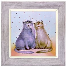 Панно керамическое Сырок и колбаска Размер: 21*21 см Artangels