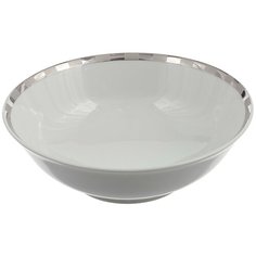 Салатник круглый Opal (декор Платиновые пластинки отводка платина) Размер: 16 см Thun1794
