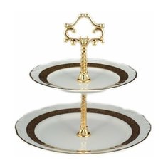 Этажерка 2- х ярусная Thun "Мария- Луиза /Золотая лента" / 097452 Thun1794