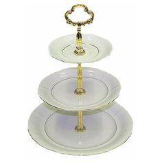 Этажерка 3- х ярусная Leander "Соната /Отводка золото" / 158230